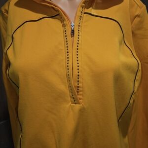 Bogner Yellow Sweatshirt with Black Accents